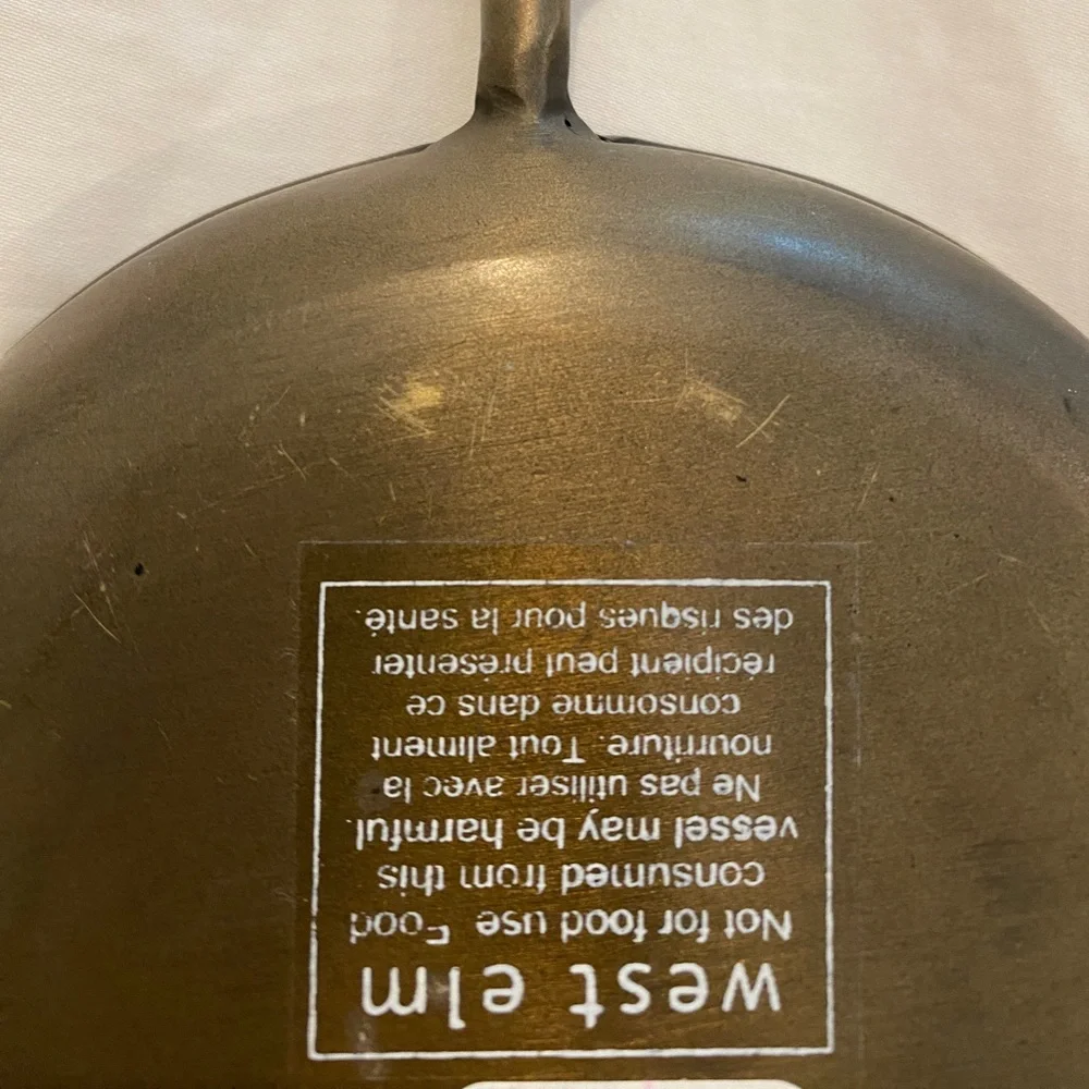 Brass Bowl Arrow Boho Style Home Decor